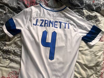 javier zanetti  4 vintage nike intermilan  jersey