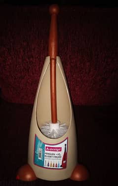 penguin toilet brush with stand 0