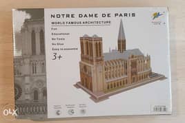 Notre Dame De Paris 3D puzzle.