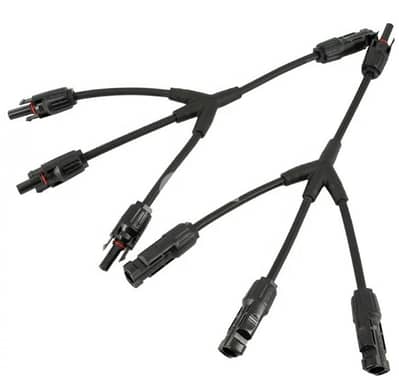 3 to 1 MC4 Y Branch Connector