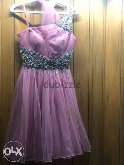 women clothing, evening dress, فستان, Short Pink Dress