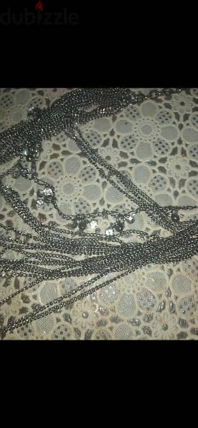 necklace sanessel taba2at 3a2ed ma3 strass 1