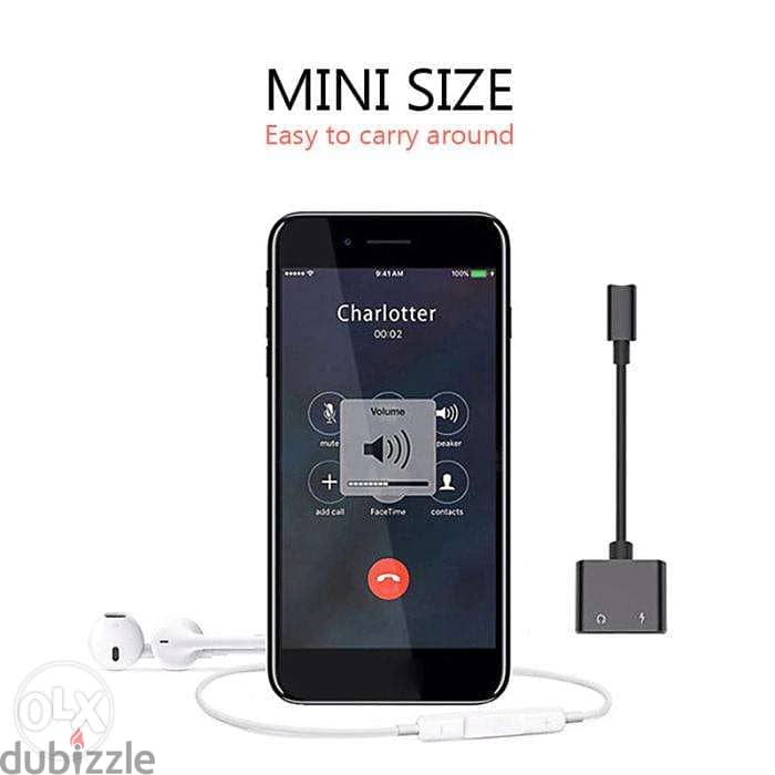 Audio Adapter 2 in 1 charging Earphone Cable For iPhone 11 x 7 8 plus 2