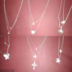 necklace double chain necklace