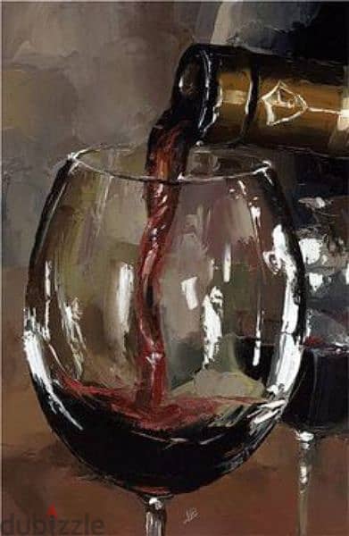 wine painting