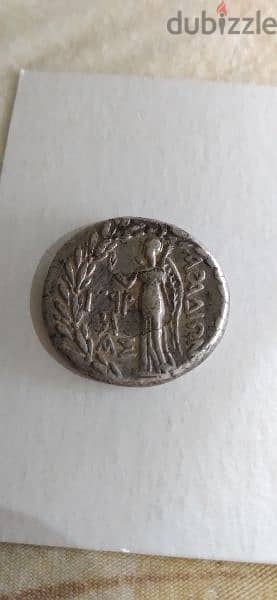 Phoencian Tyche silver Tetradrachm for Goddess Tyche year around 80 BC 1