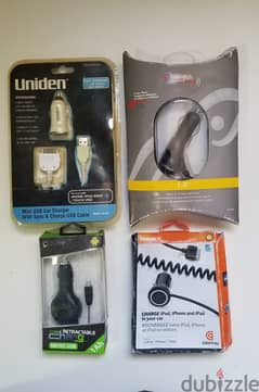 Mobile Phone and Tablet Car Charger Old Version lot of 4 AShop™