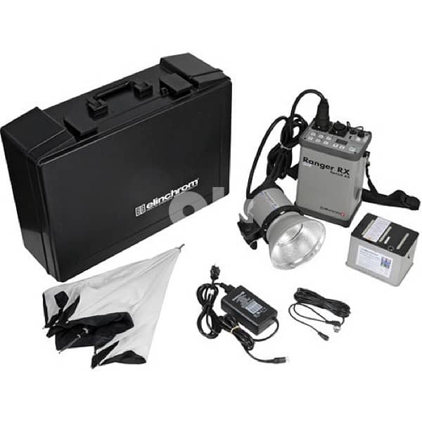 2 flashes elinchrom ranger rx speed as 1100w battery 12