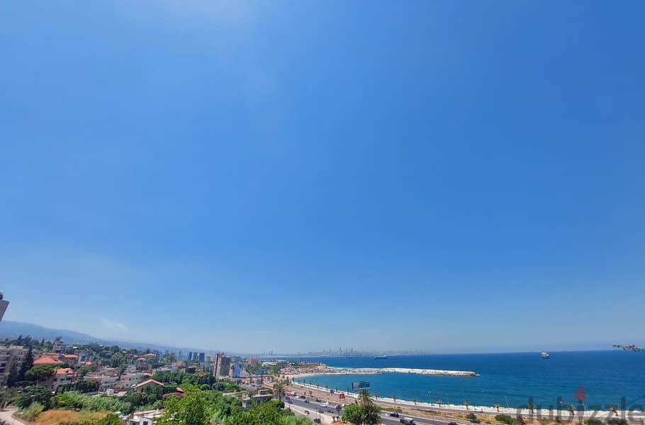 Prime Location Land in Dbayeh, Metn with Panoramic Sea View 1