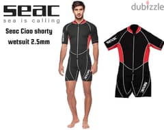 Seac Shorty Wetsuit for scuba diving snorkeling spearfishing