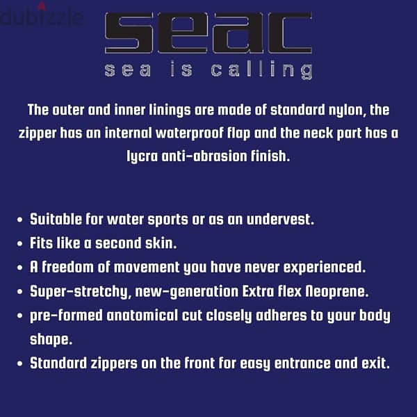 Seac Shorty Wetsuit for scuba diving snorkeling spearfishing 1