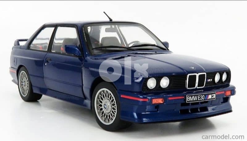 BMW (E30) M3 diecast car model 1:18. 3