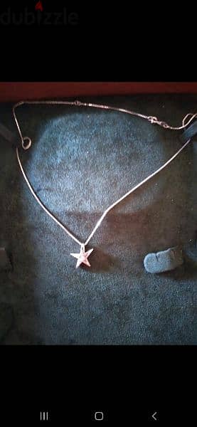necklace star pendant 925 silver 5grams 8