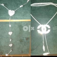 long strass tassel necklace 2 models