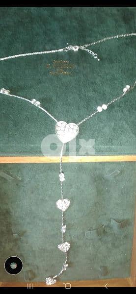 long strass tassel necklace 2 models 1