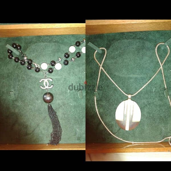 necklace copy long necklace chanel or lancel 0