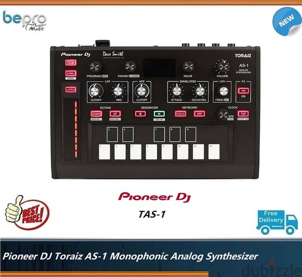 Pioneer DJ TORAIZ AS-1 Monophonic Analog Dave Smith Synthesizer