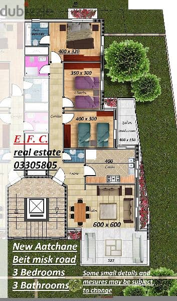 starting 110.000$ apartment for sale beit misk road 7