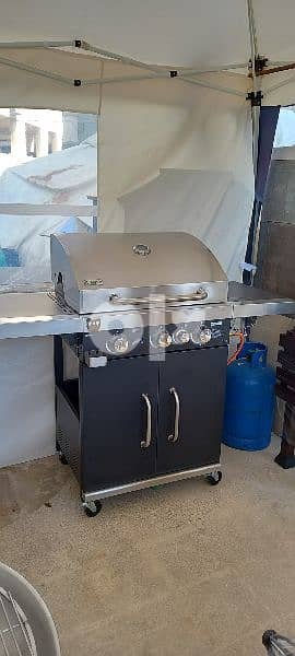 tepro gas grill, 3 flames, with LED control light 0