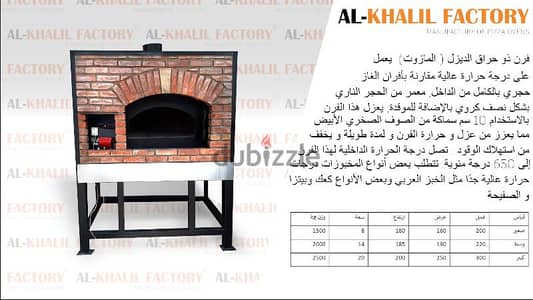 فرن يعمل على المازوت. diesel oven