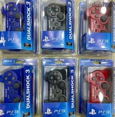 Ps3 Controller Wireless Black Red Blue (New!) 0