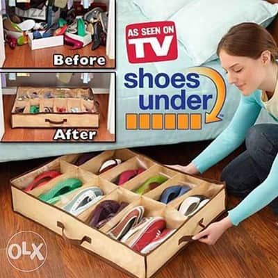 Shoe Under Space Saving Shoe Organizer