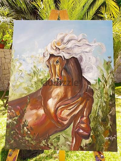 horse painting