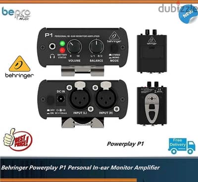 Behringer Powerplay P1 Personal In-ear Monitor Amplifier