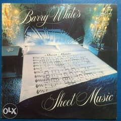 barry white s sheet music vinyl