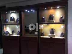 Luxury jeweller's show cases( meuble) like new
