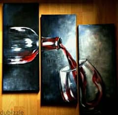 set of 3 paintings