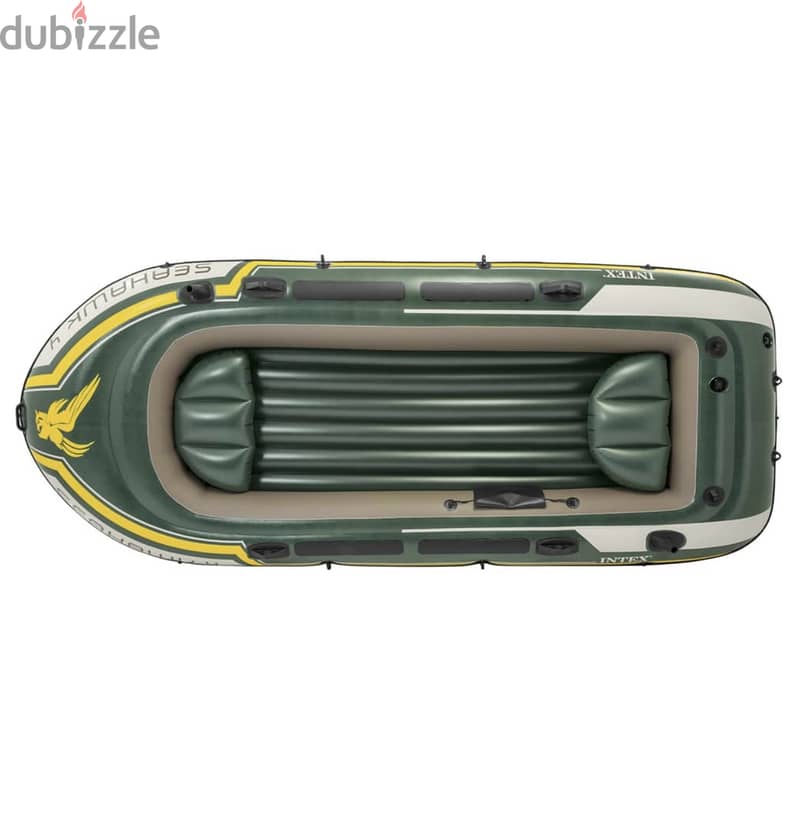 Intex Seahawk 4 Set Inflatable Boat with Oars and Pump 2