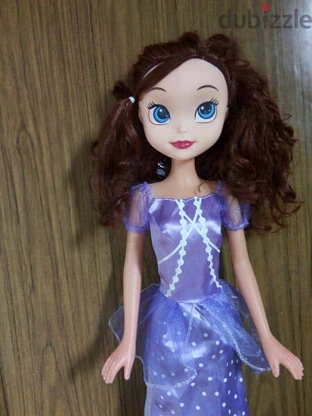 SOFIA THE FIRST BIG SINGER AS NEW DOLL +disc +lighting head 70 Cm=14$ 1