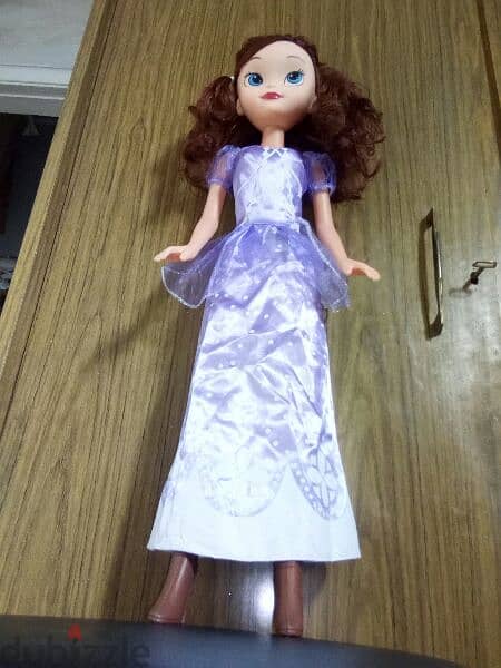 SOFIA THE FIRST BIG SINGER AS NEW DOLL +disc +lighting head 70 Cm=14$ 3