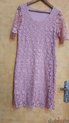 Etam crochet guipure dress medium 38 40 فستان
