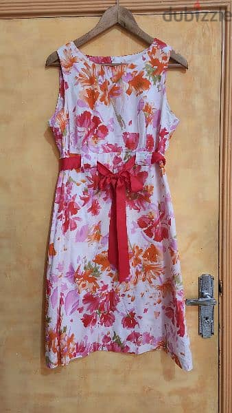 floral Cotton dress size large 44