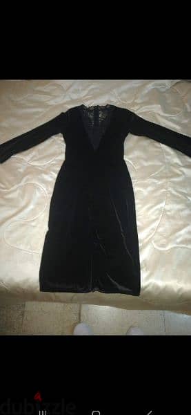 dress chanel cut v neck  terke dress with lace s to xxL 5