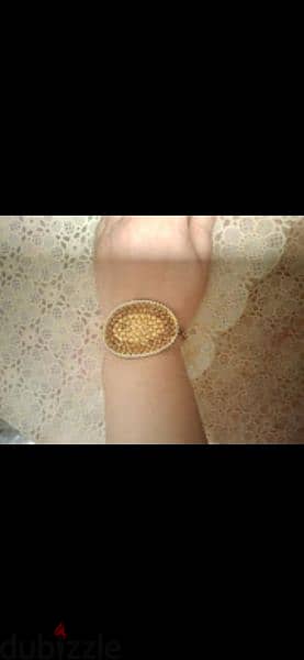 bracelet all crystall gold and copper colour 3