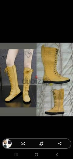 shoes Franco Benetti high boots mustard colour 38/39 only