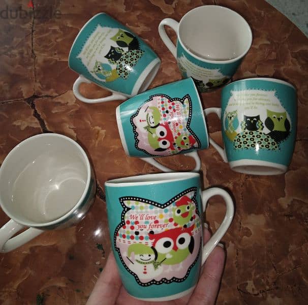 cute owls and emoji mugs 2