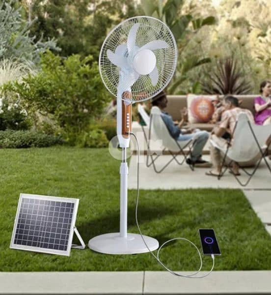Fan 18 inch Rechargeable stand  مروحة تشريج FOR ONLY 65$ 1