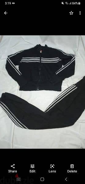 jogging set white stripes s to xxL terke 3