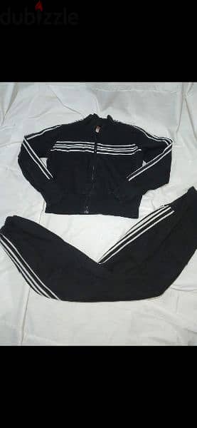 jogging set white stripes s to xxL terke 4