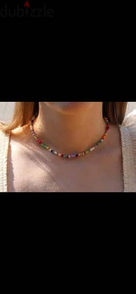 necklace 3a2ed multicoloured kharaz 1
