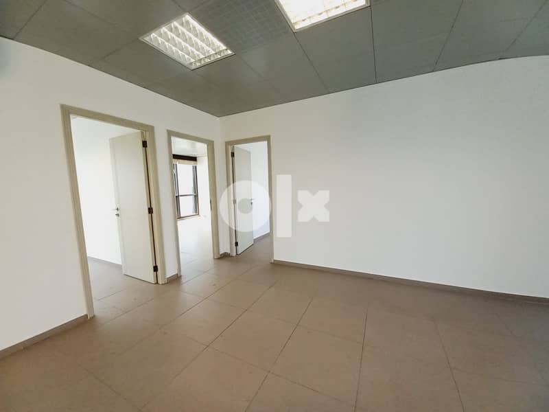 AH22-1038 Office for rent in Dekwaneh,115 m,$850 cash,24/7 Electricity 6