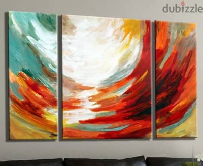 set of 3 paintings