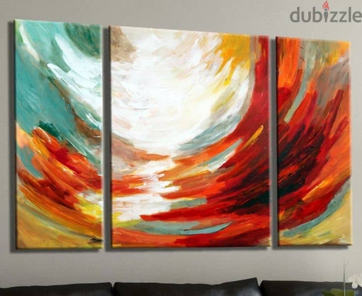 set of 3 paintings 0