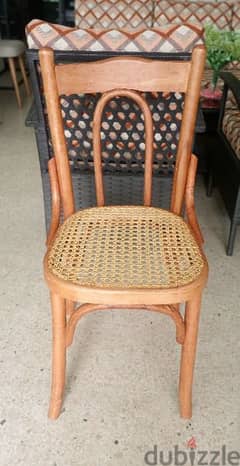 كرسي قش خشب زين 0