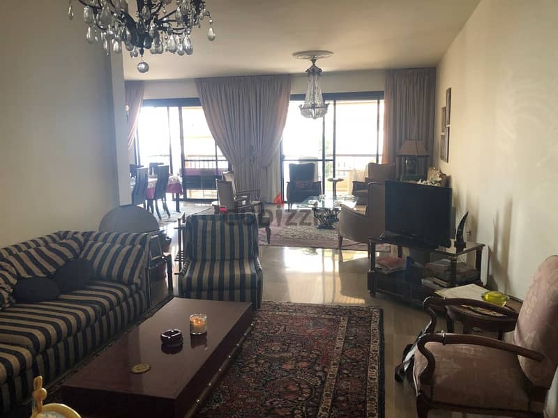 290 Sqm | Fully Furnished Apartment for Sale in Mansourieh 1