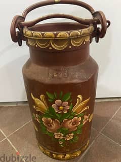 big milk container early 20th century